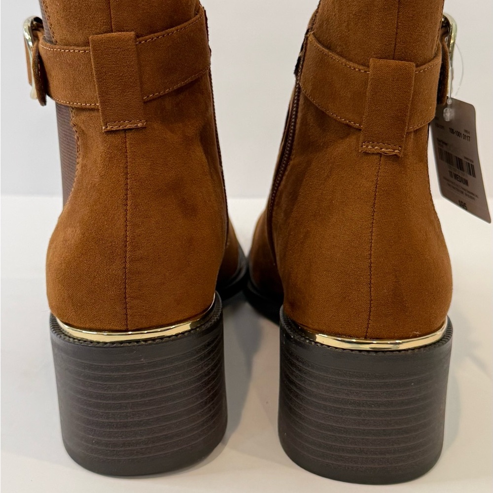 Liz Claiborne Women's Tan Ankle Booties - Picture 5 of 8